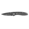 Stonewash Black Pocket Knife